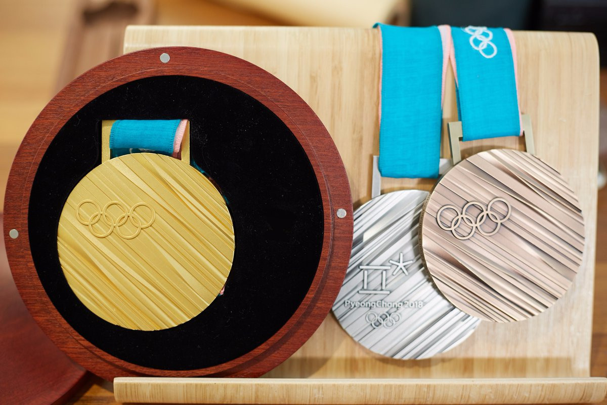 The Pyeongchang 2018 Winter Olympic Games medals have been unveiled ©Pyeongchang 2018