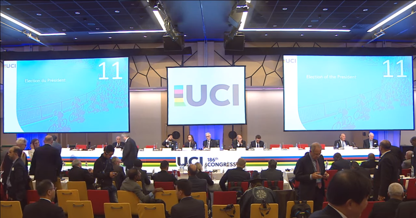 The vote took place at the UCI Congress in Bergen ©YouTube