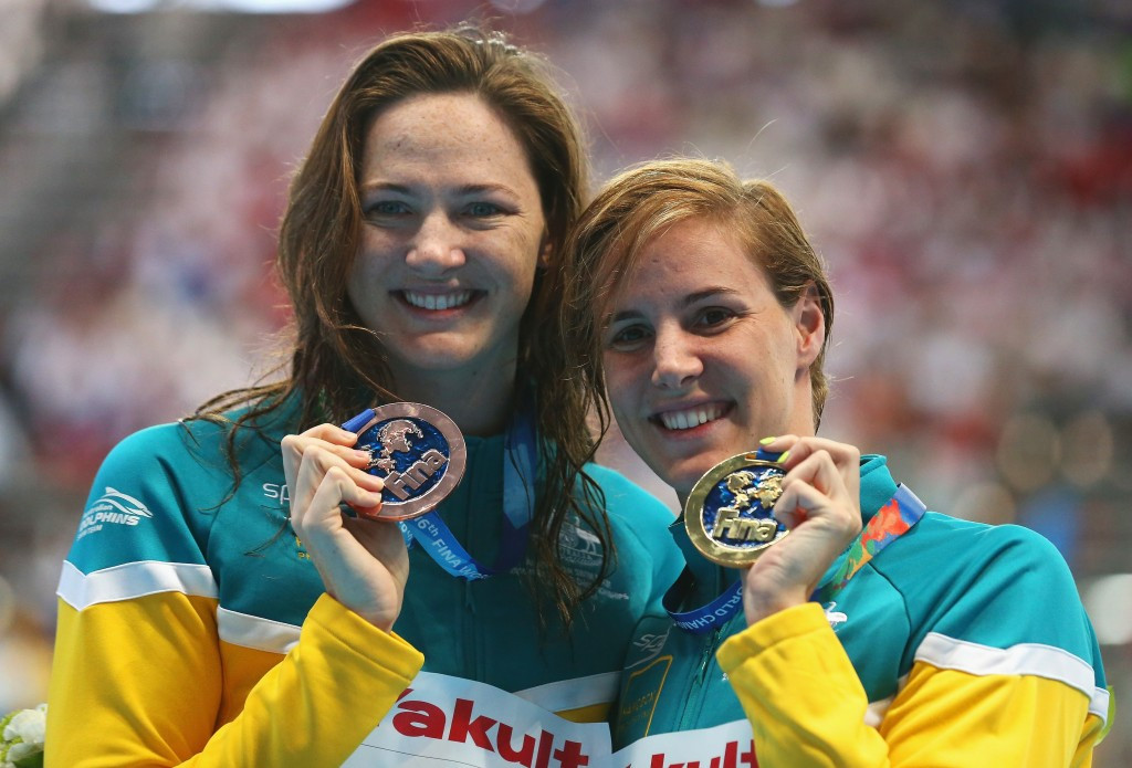 Campbell and Larkin earn gold medals for Australia at FINA World Aquatics Championships