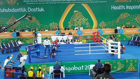 Muaythai action concluded today at Ashgabat 2017 ©ITG