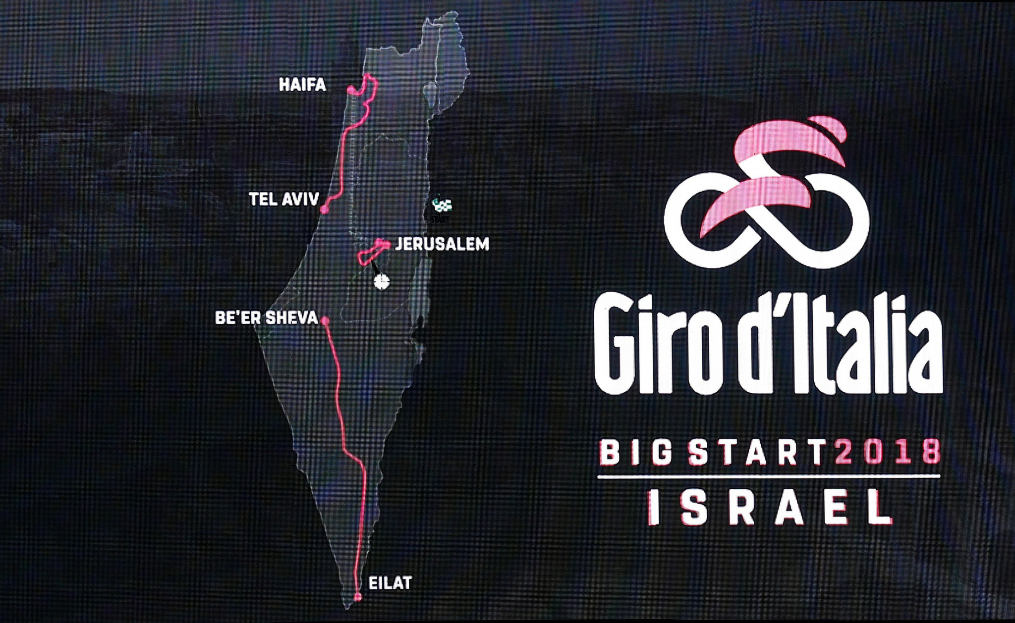 Israel will host the first three stages of the 2018 Giro d'Italia ©Getty Images
