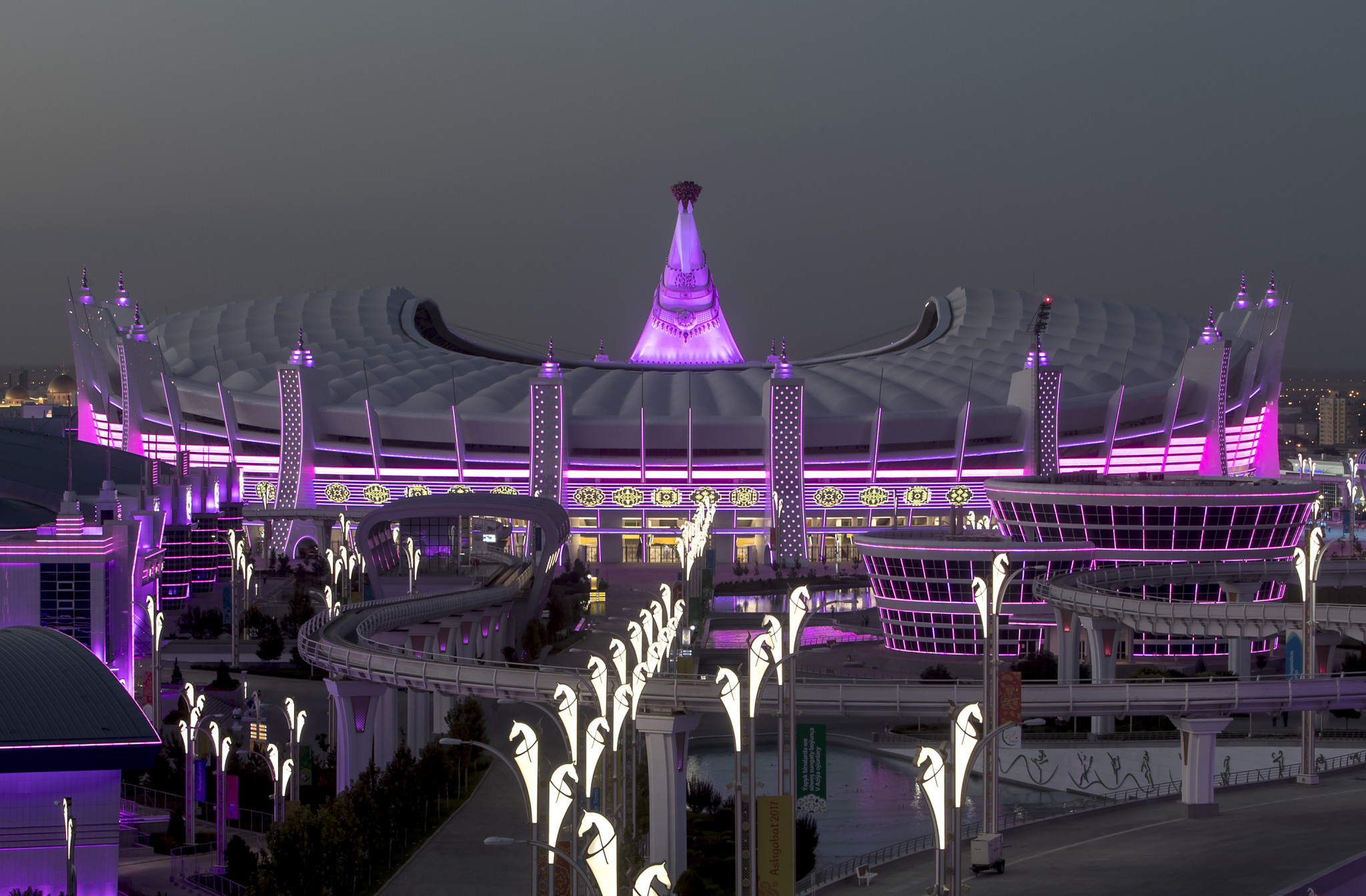 The Ashgabat Olympic Complex is playing host to the 2017 Asian Indoor and Martial Arts Games ©Ashgabat 2017/Angelos Zymaras/Laurel International Management