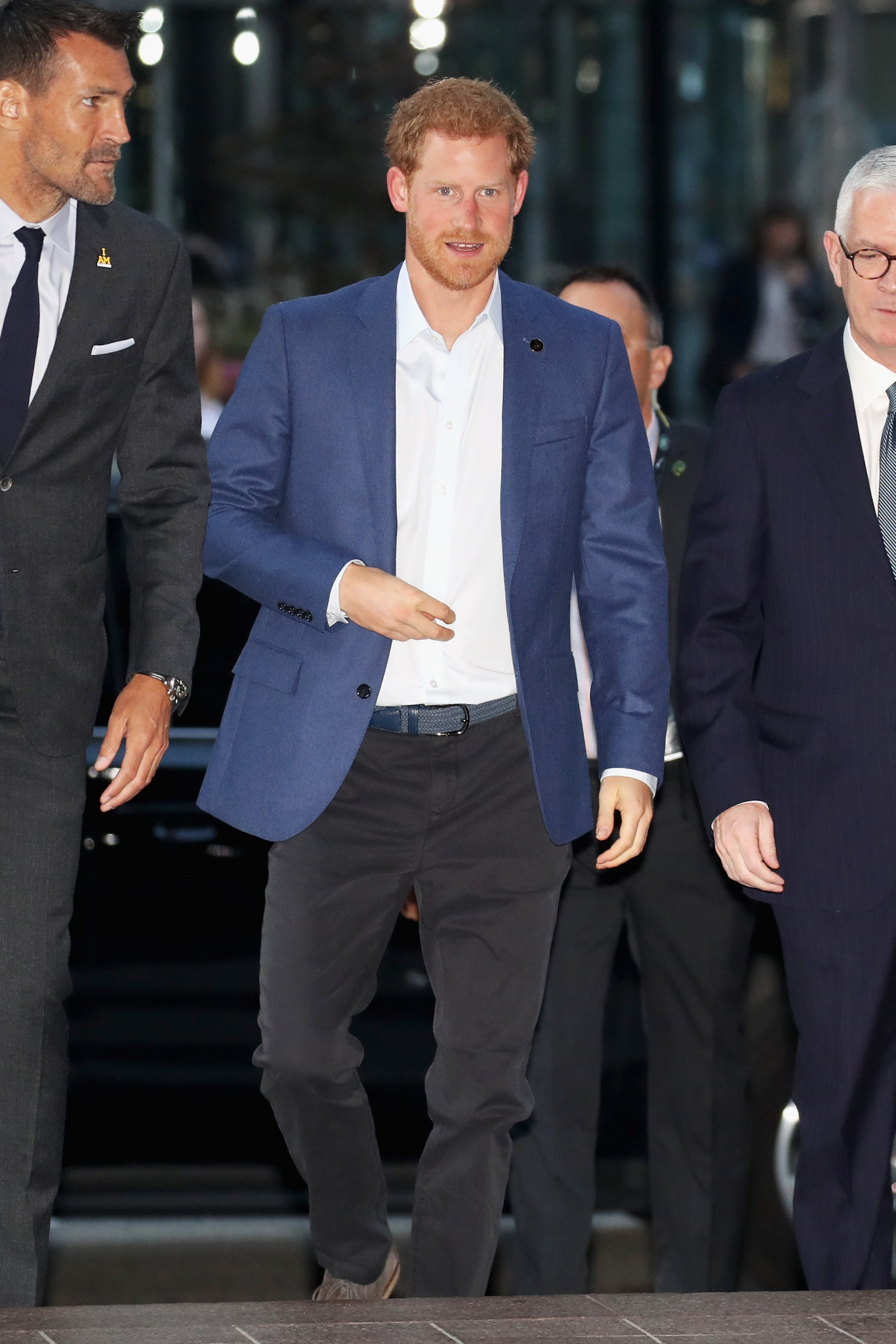 Prince Harry arrives for his first official event at the 2017 Invictus Games in Toronto on the eve of competition ©Getty Images