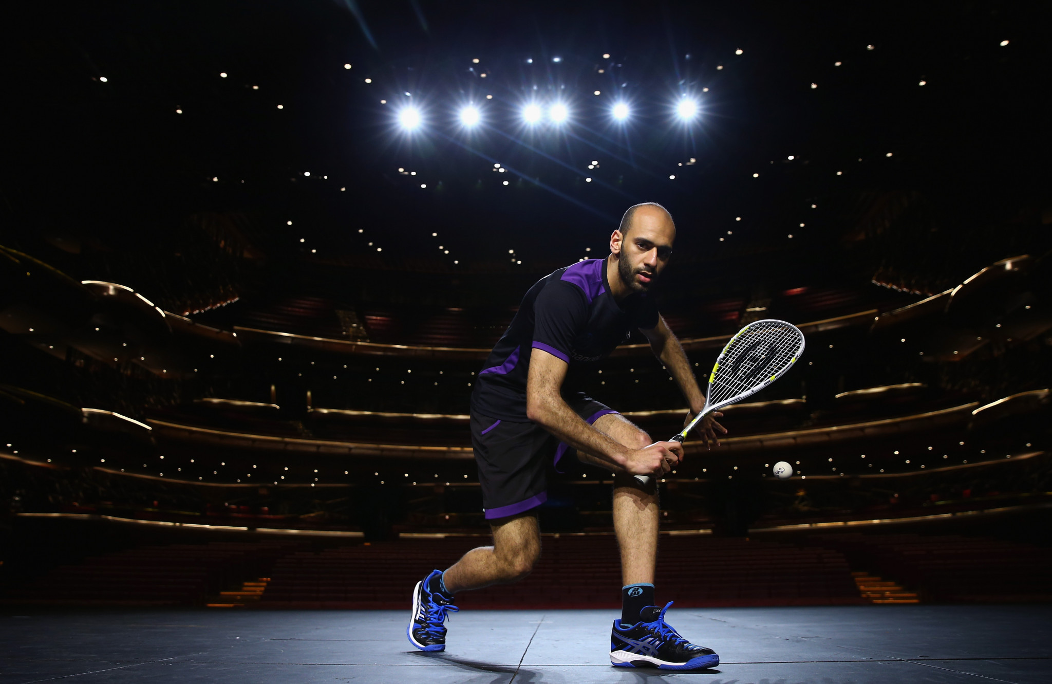 Marwan Elshorbagy is involved in the pick of the first round ties ©Getty Images