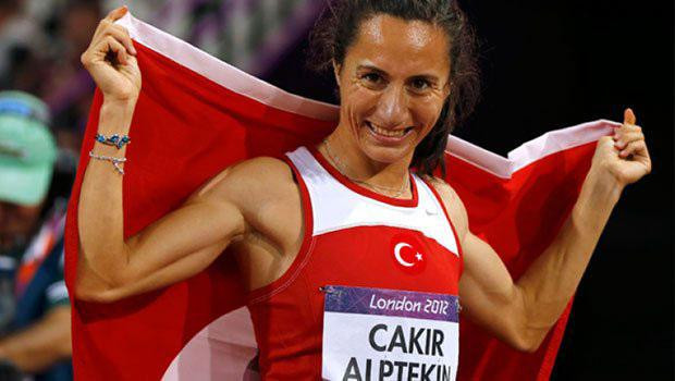 Turkey's Aslı Çakır Alptekin has been banned for life following a third doping offence ©Getty Images