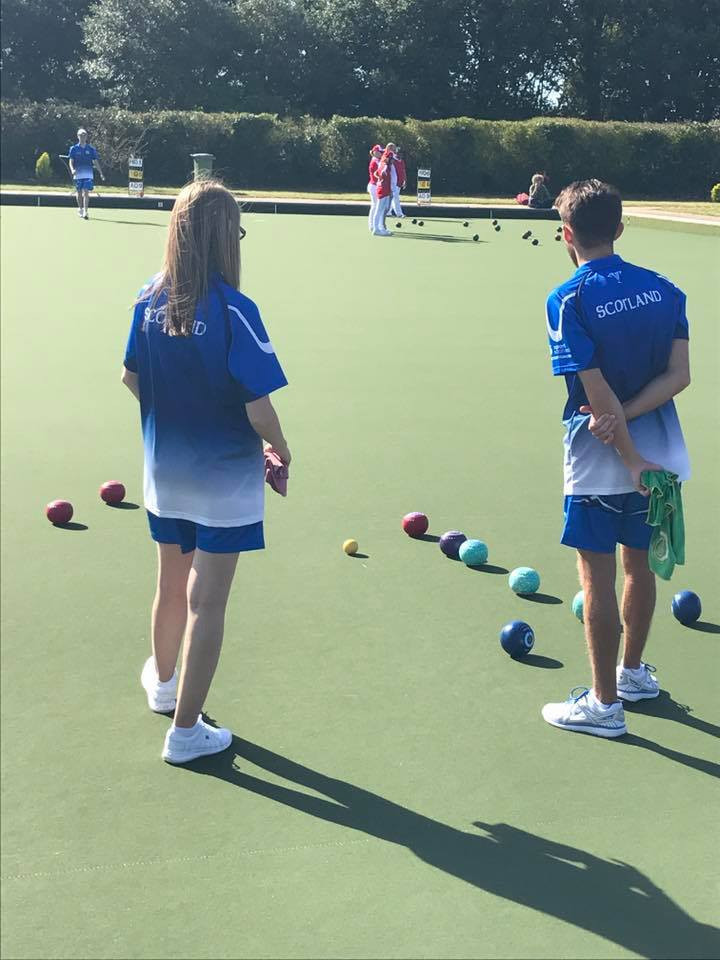 Practice sessions have been taking place at Les Creux Bowls Club in recent days ©Bowls Jersey