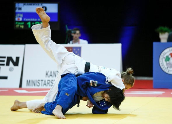 Ryoko Takeda earned Japan's third gold in two days at the Championship © IJF