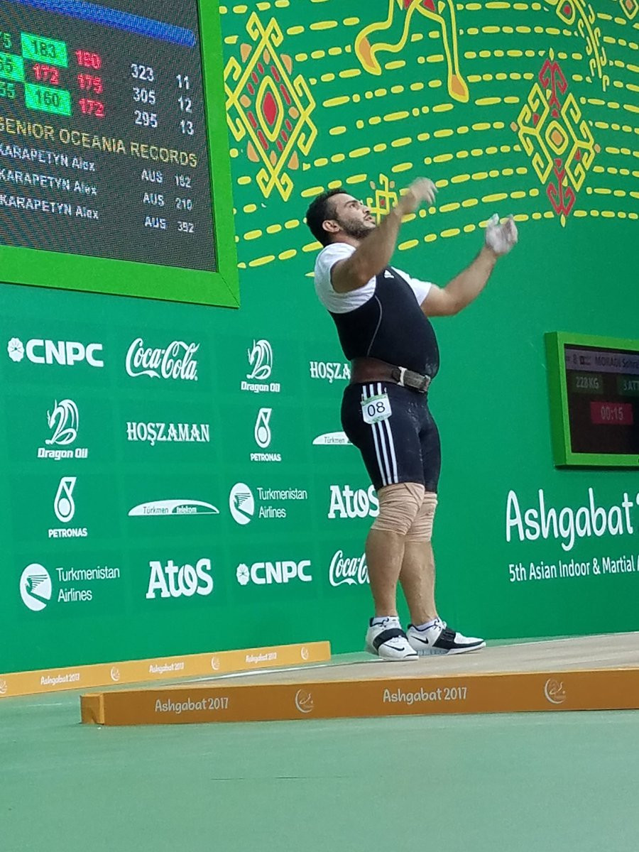 Olympic champion breaks weightlifting world record on day eight of Ashgabat 2017