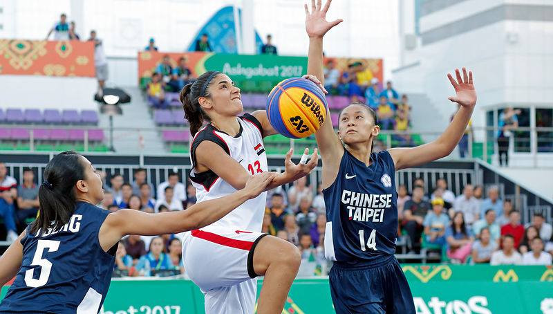 Syria beat Chinese Taipei 10-7 in the quarter-finals of the women's 3x3 basketball event ©Ashgabat 2017/Facebook