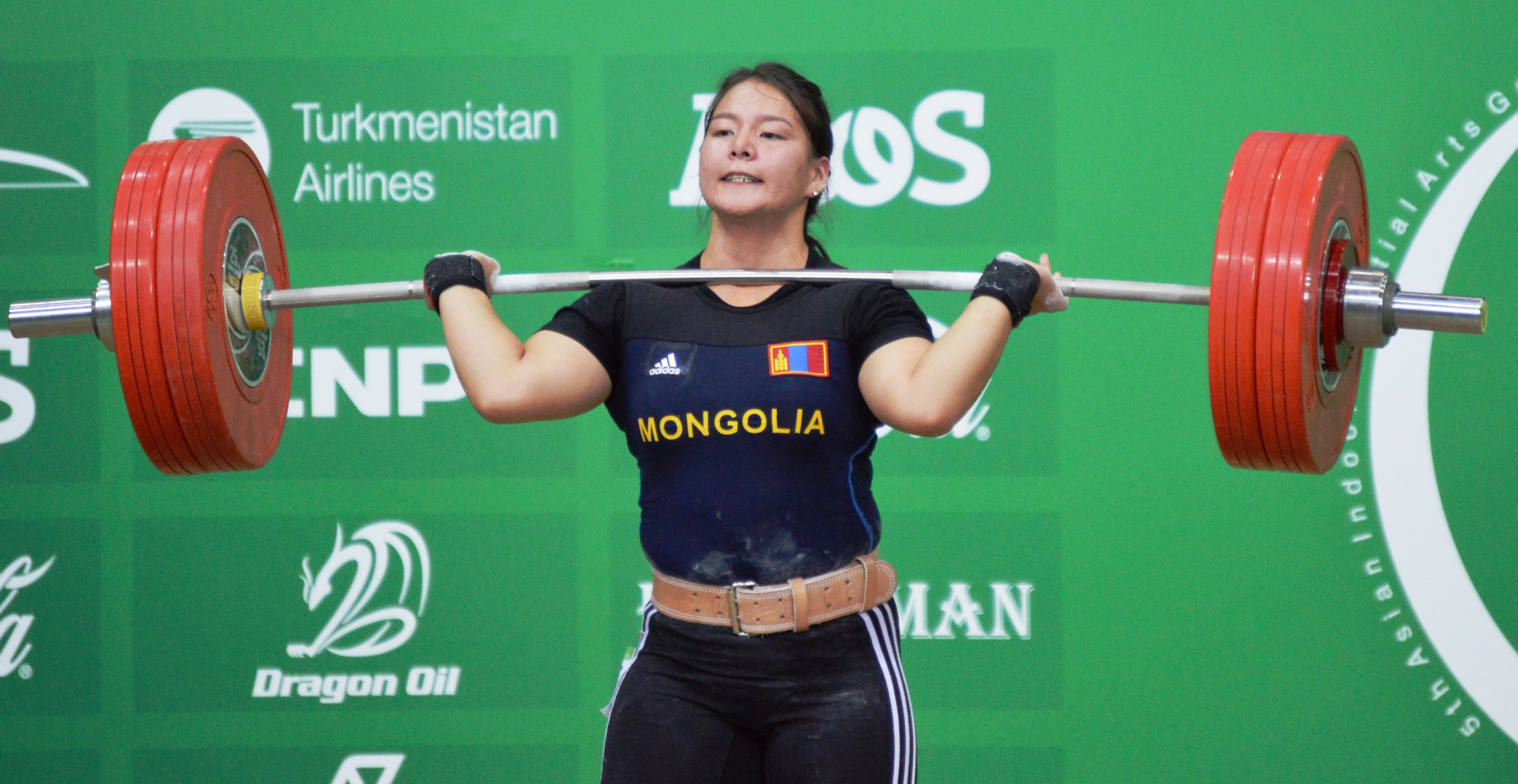 Mongolia's Ankhtsetseg Munkhjantsan triumphed in the women's 75kg category ©OCA