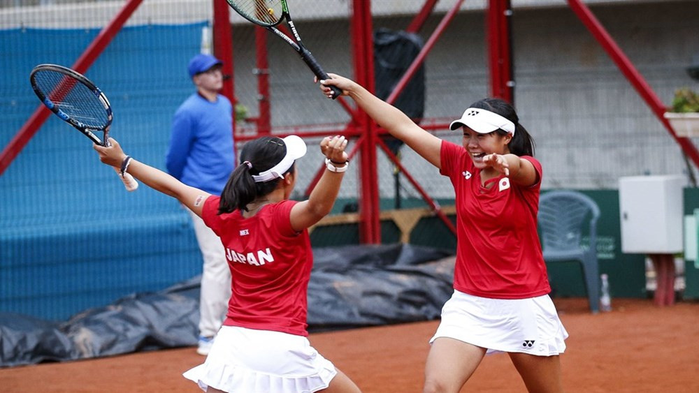 Japan, pictured, will play the US in the women's Fed Cup final ©ITF