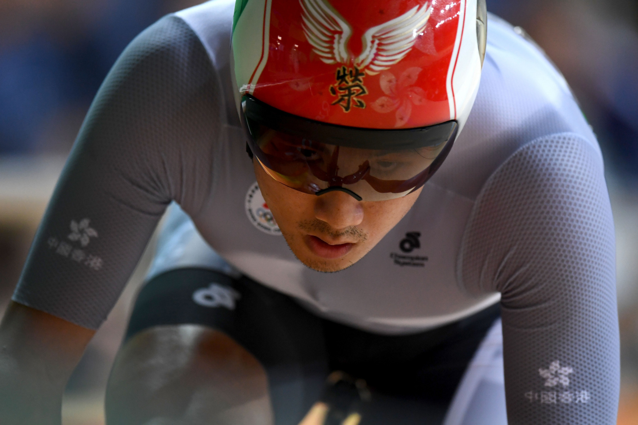 Hong Kong's Leung Chun Wing won the men's omnium title on the last day of track cycling competition ©Getty Images