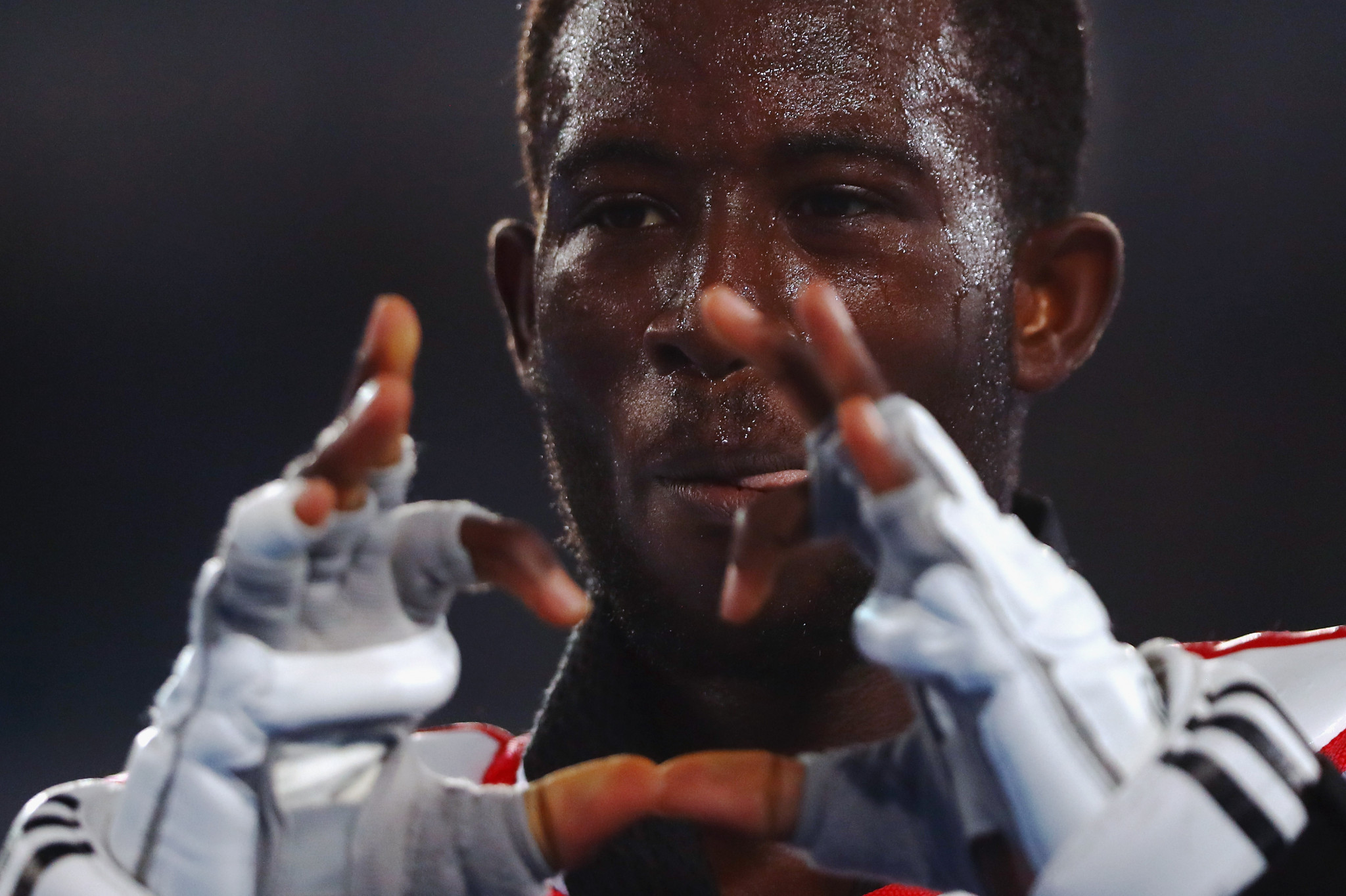 Cheick Sallah Cissé sealed the men's under-80 kilograms title today ©Getty Images