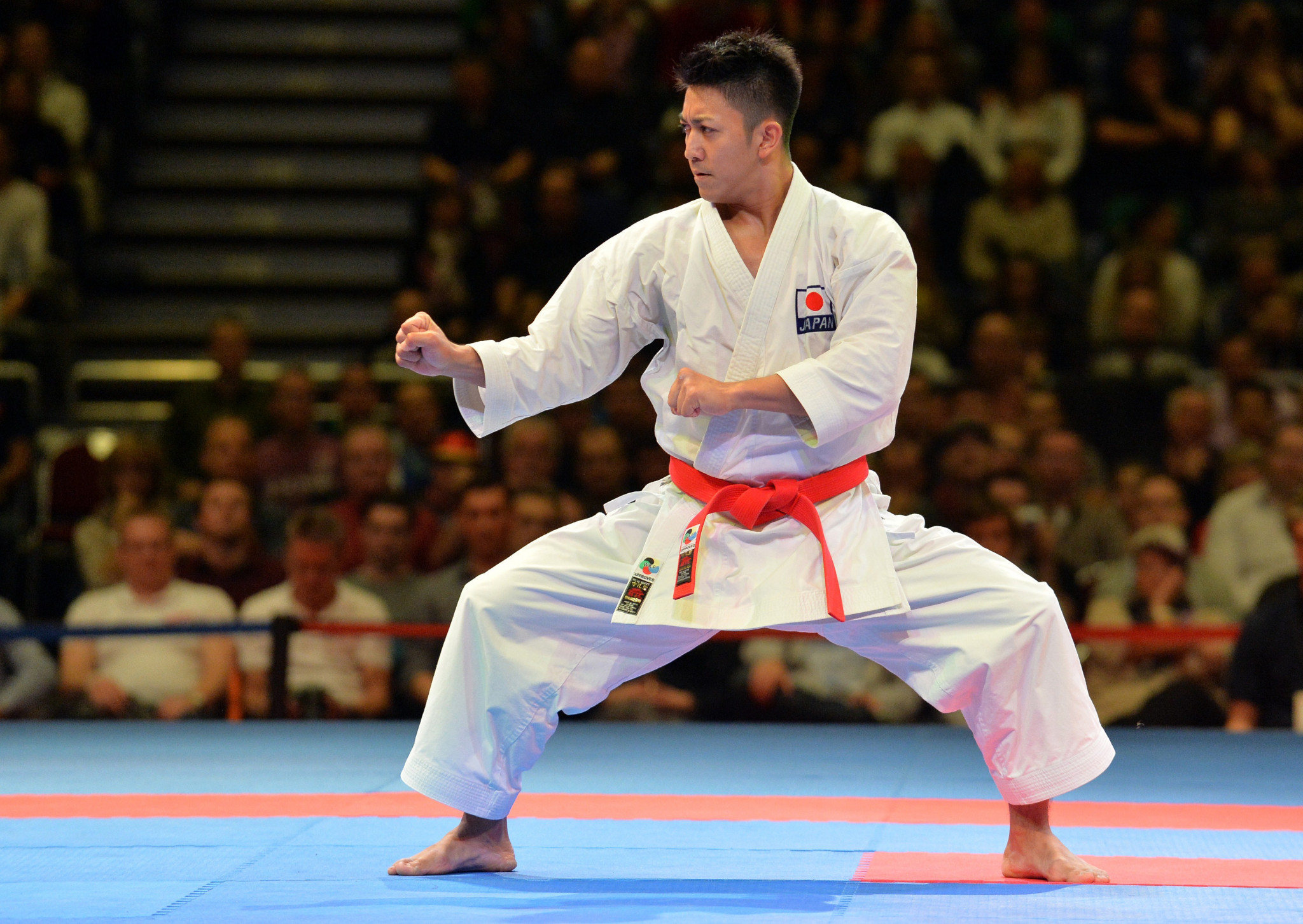 Japan's Ryo Kiyuna earned gold in the men's kata event ©Getty Images
