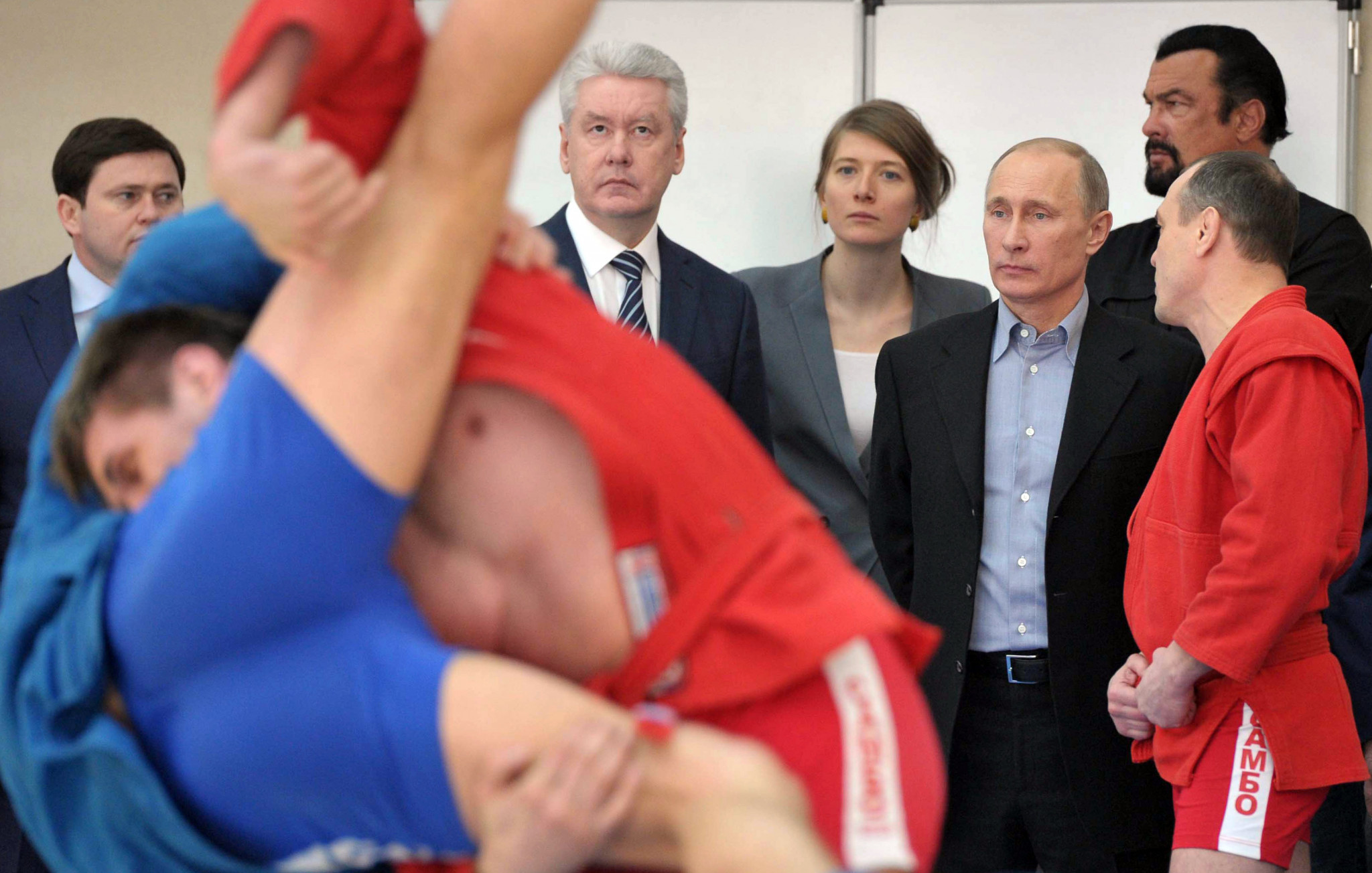 Russian President Vladimir Putin is an Honorary President of the International Sambo Federation ©Getty Images