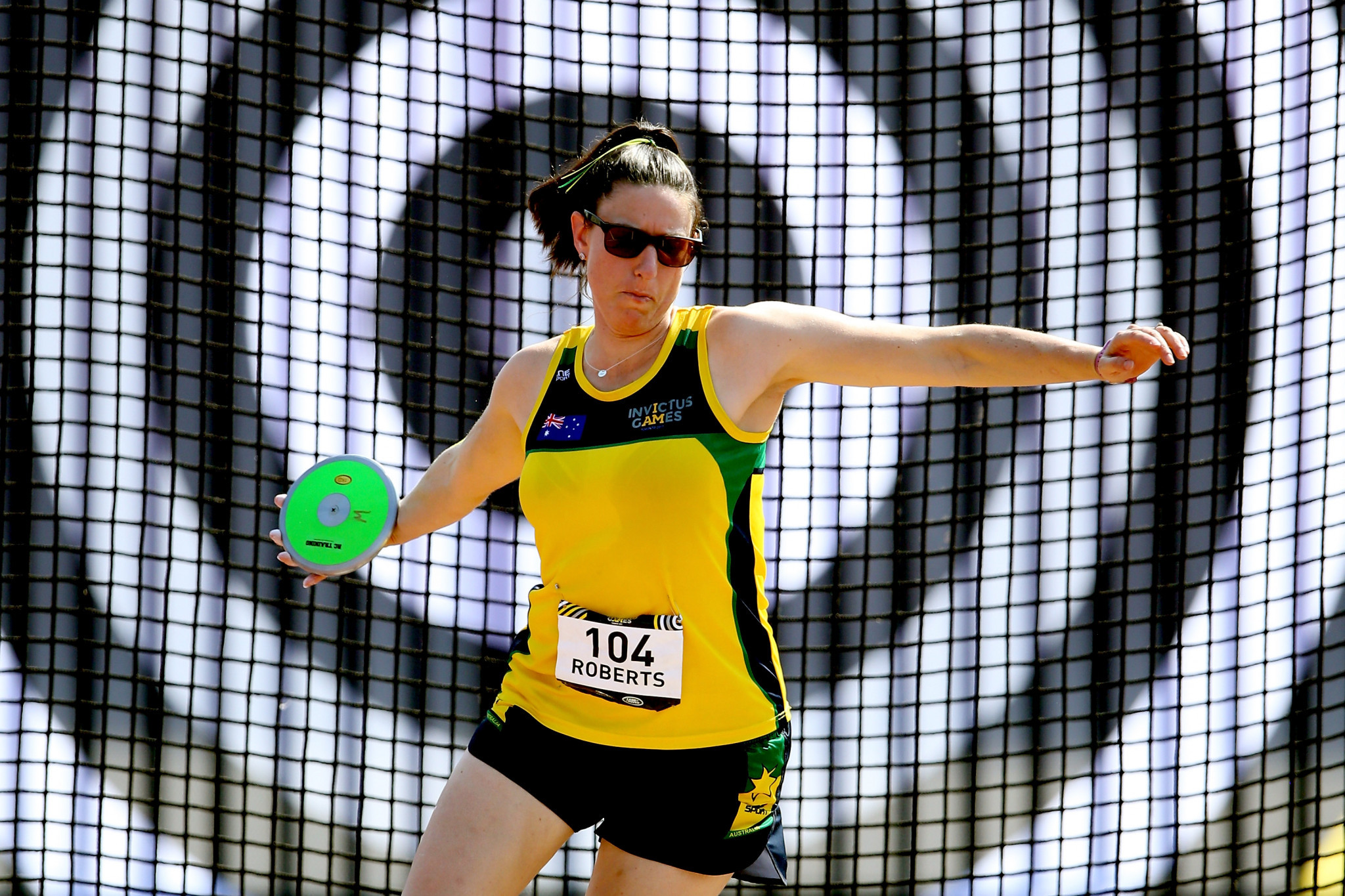 Melissa Roberts won bronze for Australia today in the women's IF4 discus final ©Getty Images