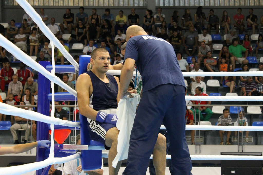 Bulgaria's Tervel Pulev began his campaign with a comfortable victory ©AIBA
