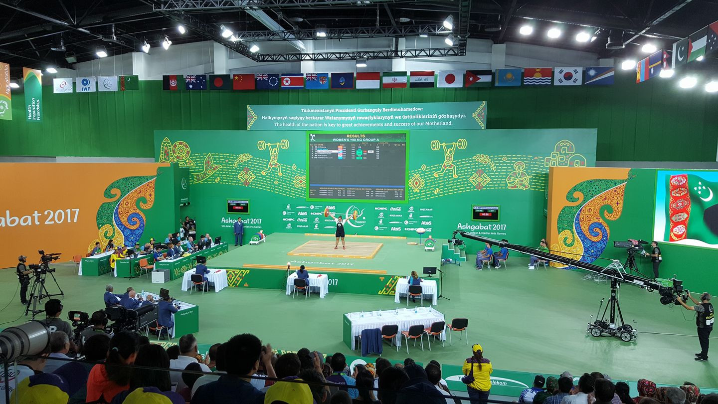 Today was the last day of weightlifting competition at Ashgabat 2017 ©ITG
