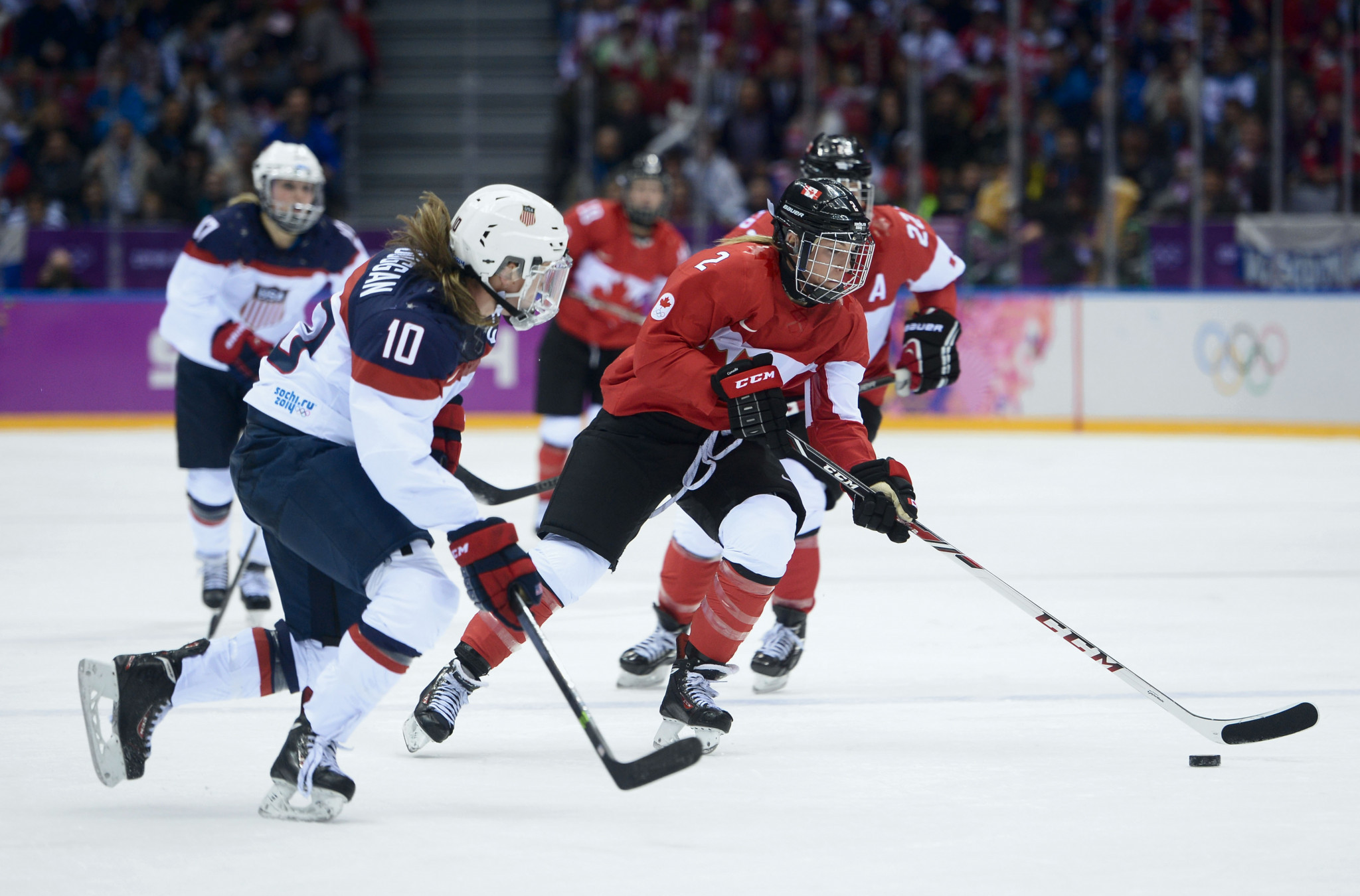 Canada's women's team will be looking to retain their Olympic crown ©Getty Images