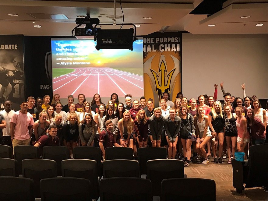USADA has delivered an educational programme to athletes, coaches and support personnel at Arizona State University ©USADA