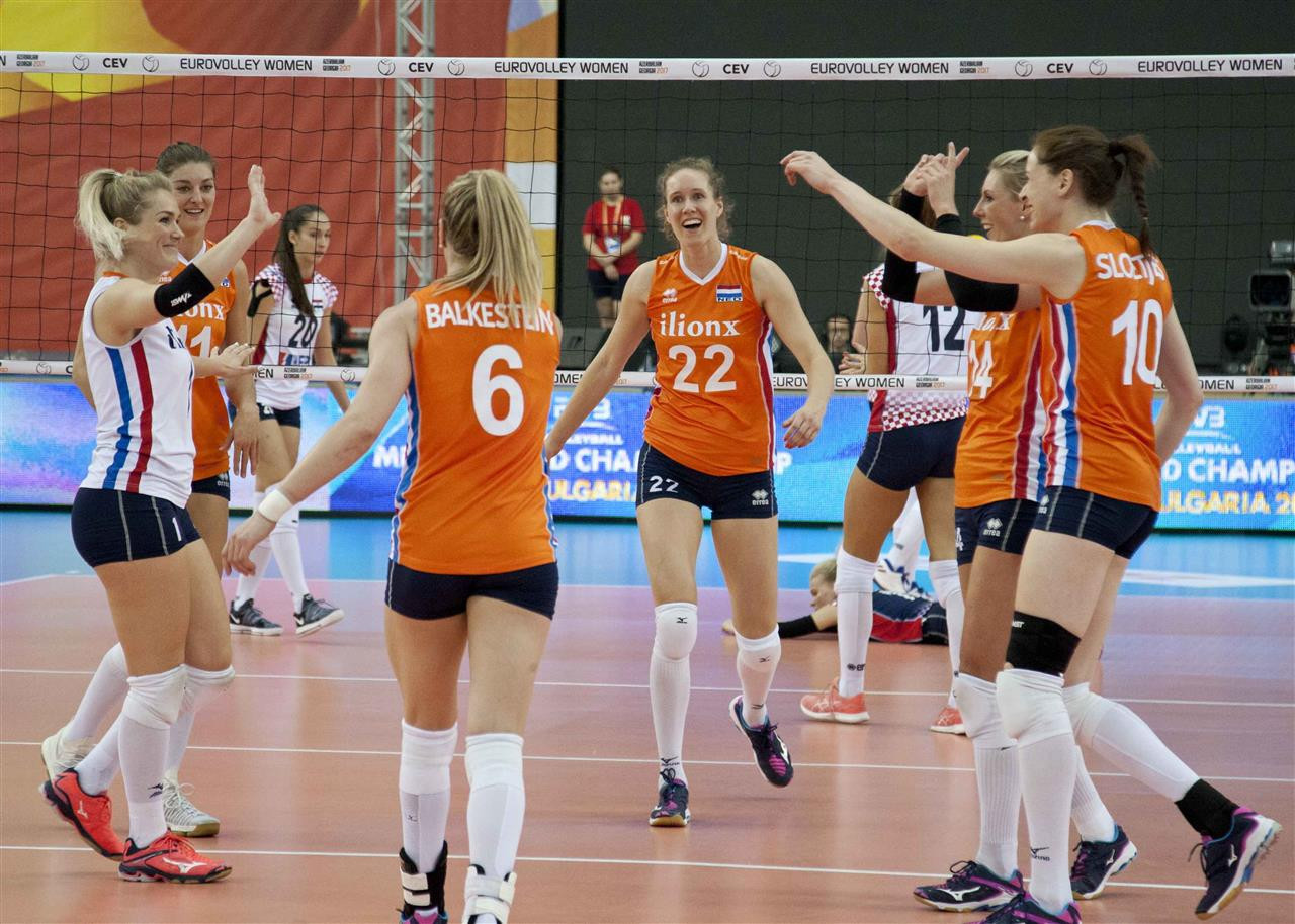 The Netherlands claimed a straight sets win over Croatia ©CEV