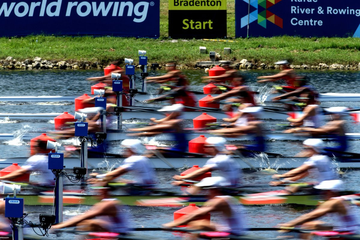 Action continued on another busy day of competition at the World Rowing Championships ©World Rowing
