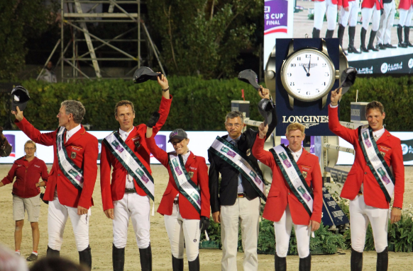 Germany won the Nations Cup Jumping Final via a jump-off last year ©Twitter/CSIO Barcelona