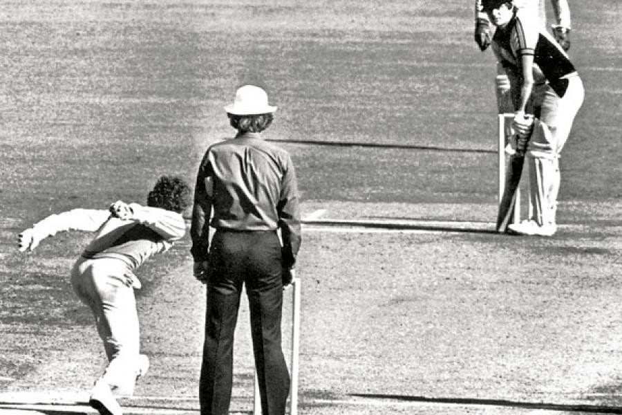 Australia's Trevor Chappell caused a political row when he bowled the last ball of a one-day international against New Zealand underarm to stop them scoring the six runs they required ©Getty Images