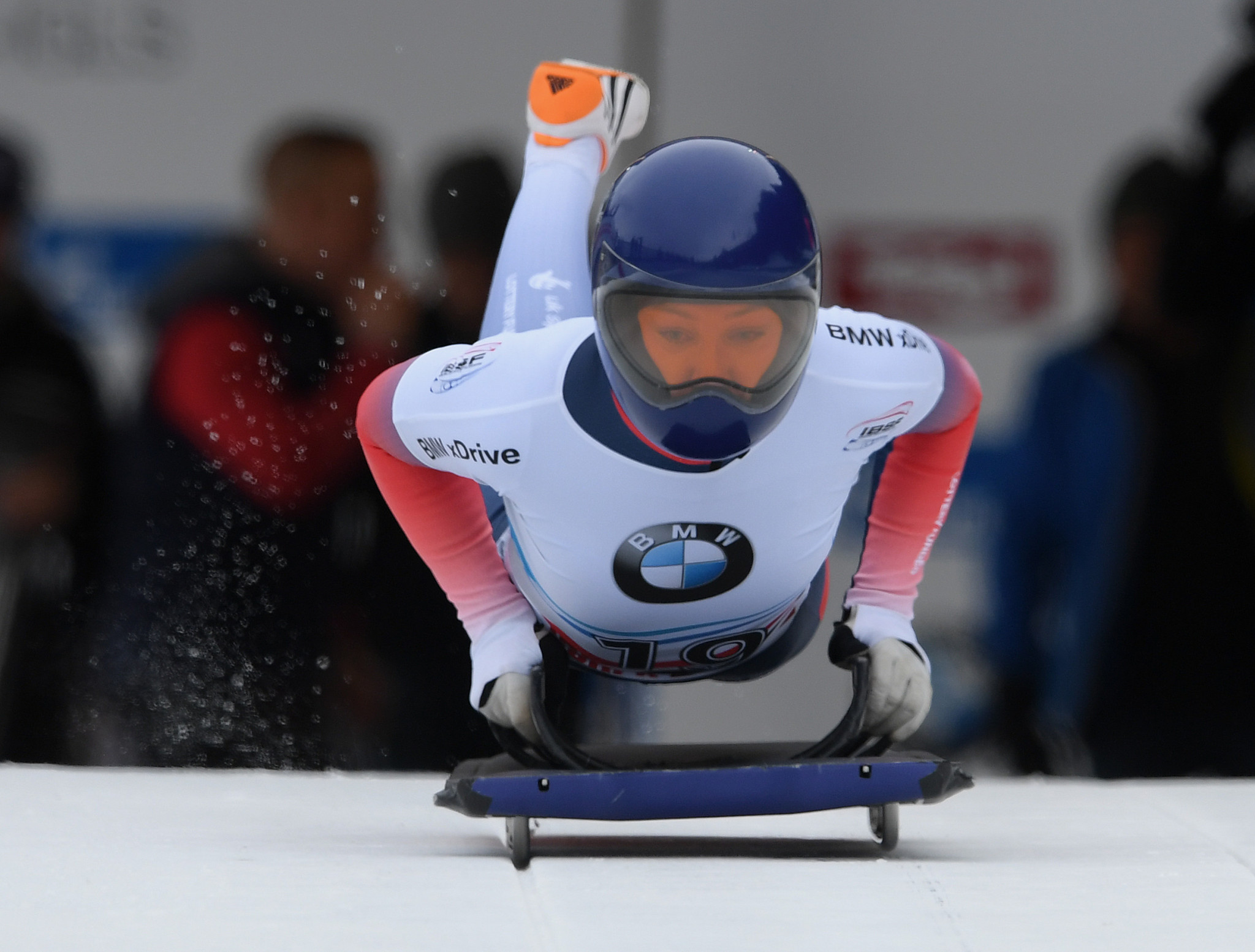 Donna Creighton, who switched from skeleton to bobsleigh, is also trying to raise funds ©Getty Images