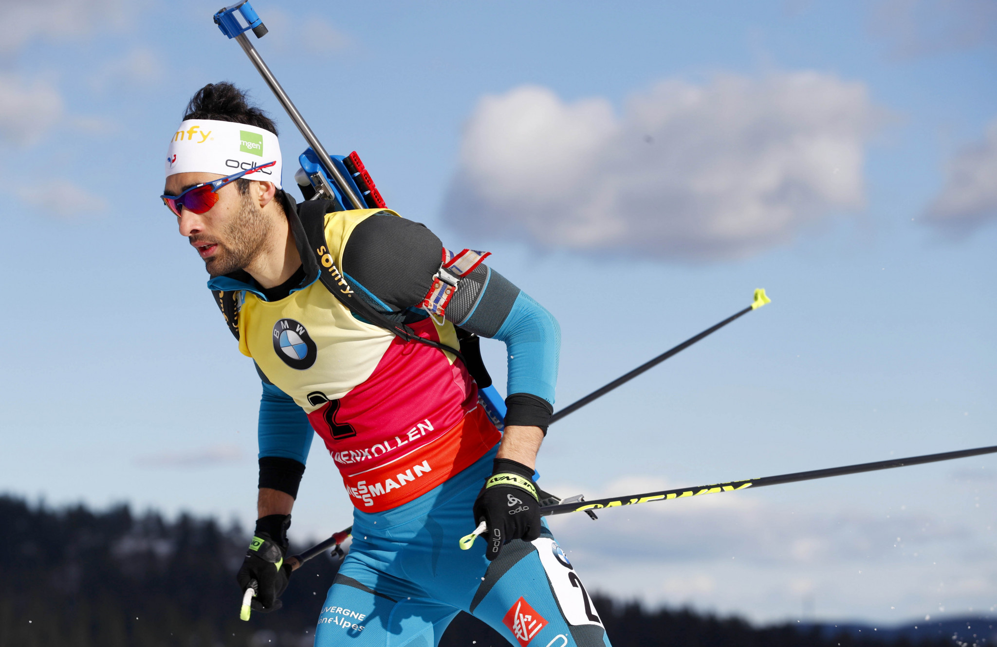 Martin Fourcade has been named as France's flag bearer at the Pyeongchang 2018 Winter Olympic Games ©Getty Images