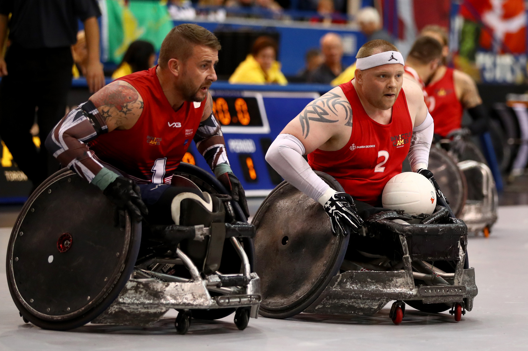 Denmark have won the wheelchair rugby gold medal at the 2017 Invictus Games ©Getty Images