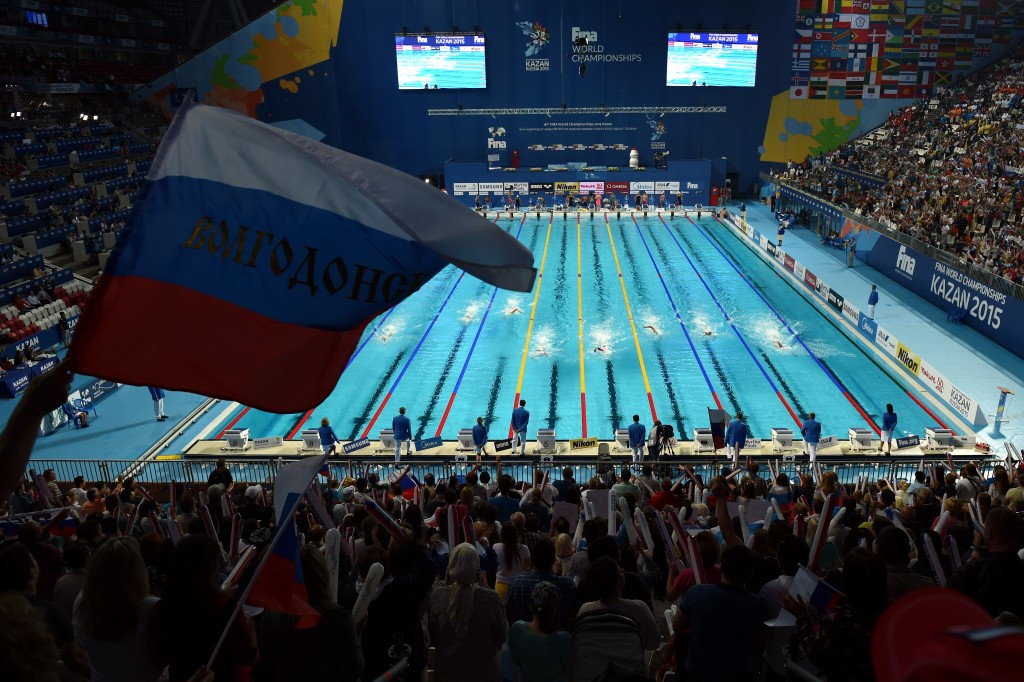 The FINA World Aquatics Championships came to a close in Kazan today ©Getty Images