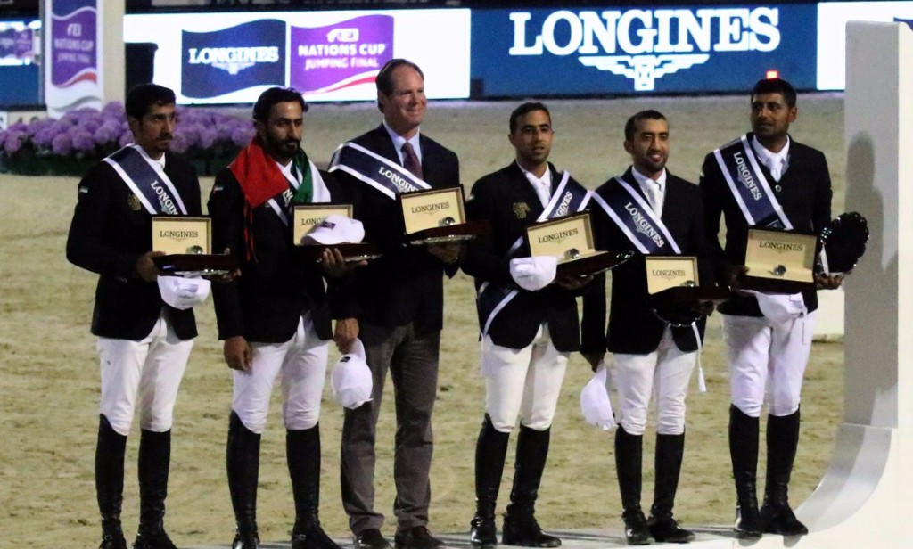 The United Arab Emirates won the Challenge Cup title in Barcelona this evening ©Twitter/CSIO Barcelona