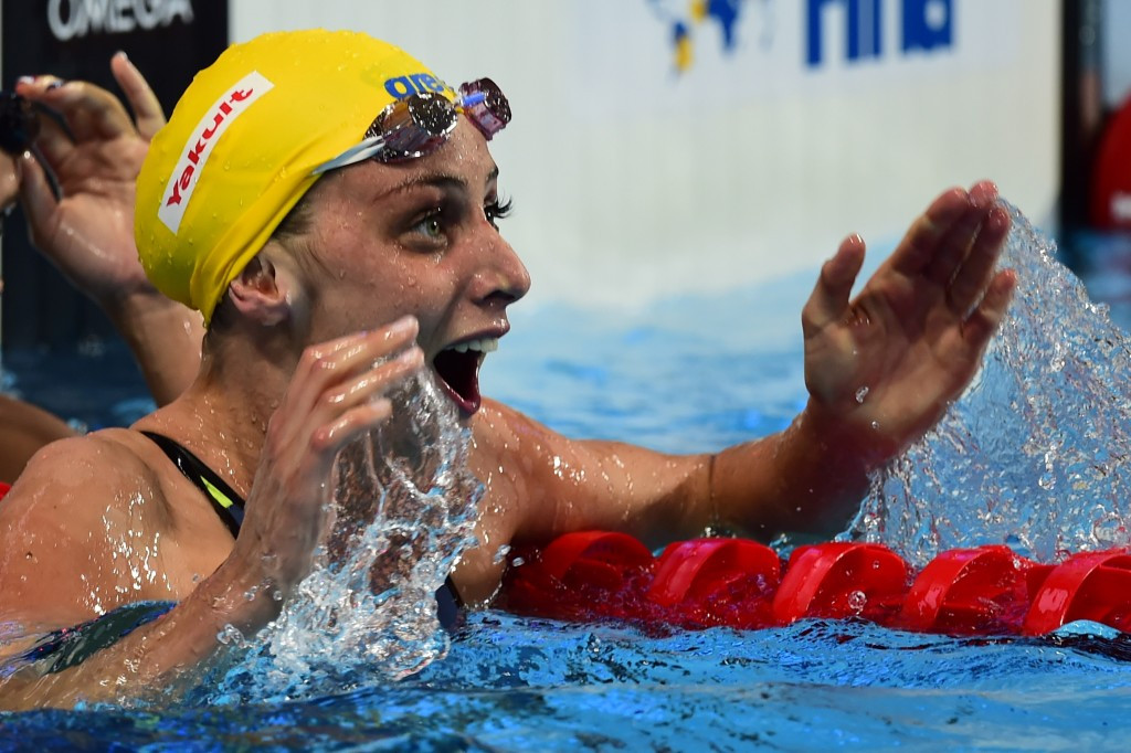 Jennnie Johansson of Sweden became the first breaststroke winner from her nation on the final day ©Getty Images