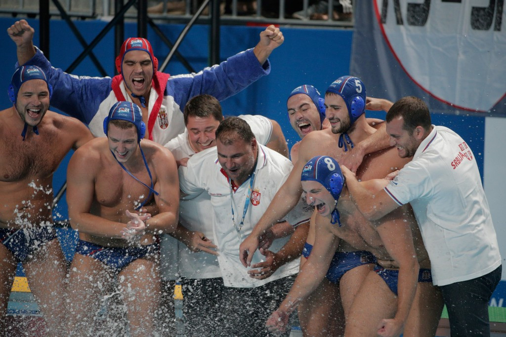Serbia claimed the men's water polo title with an 11-4 victory over Croatia in the final ©Getty Images