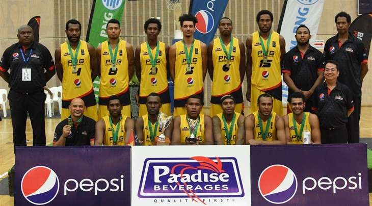 Papua New Guinea's men and women had every reason to celebrate winning their first FIBA Melanesia Cup  ©FIBA