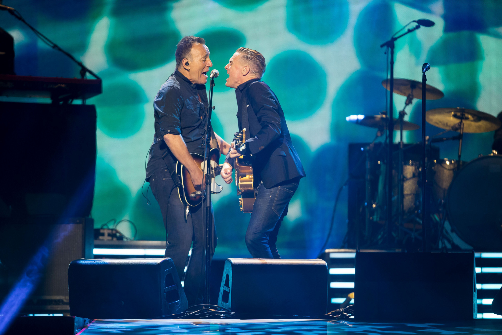 Bruce Springsteen and Bryan Adams were among the performers at the Closing Ceremony ©Getty Images