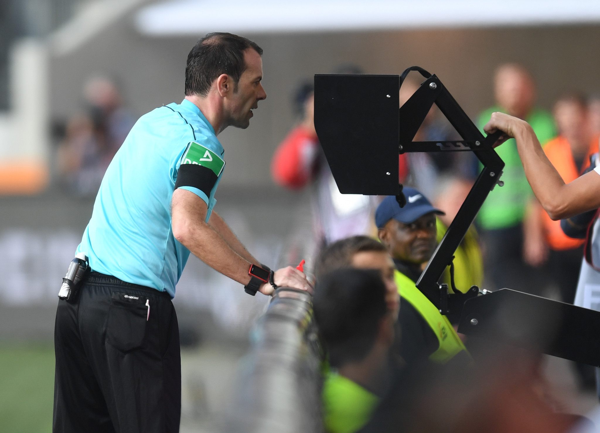 The use of VAR has sparked controversy during its trial so far ©Getty Images