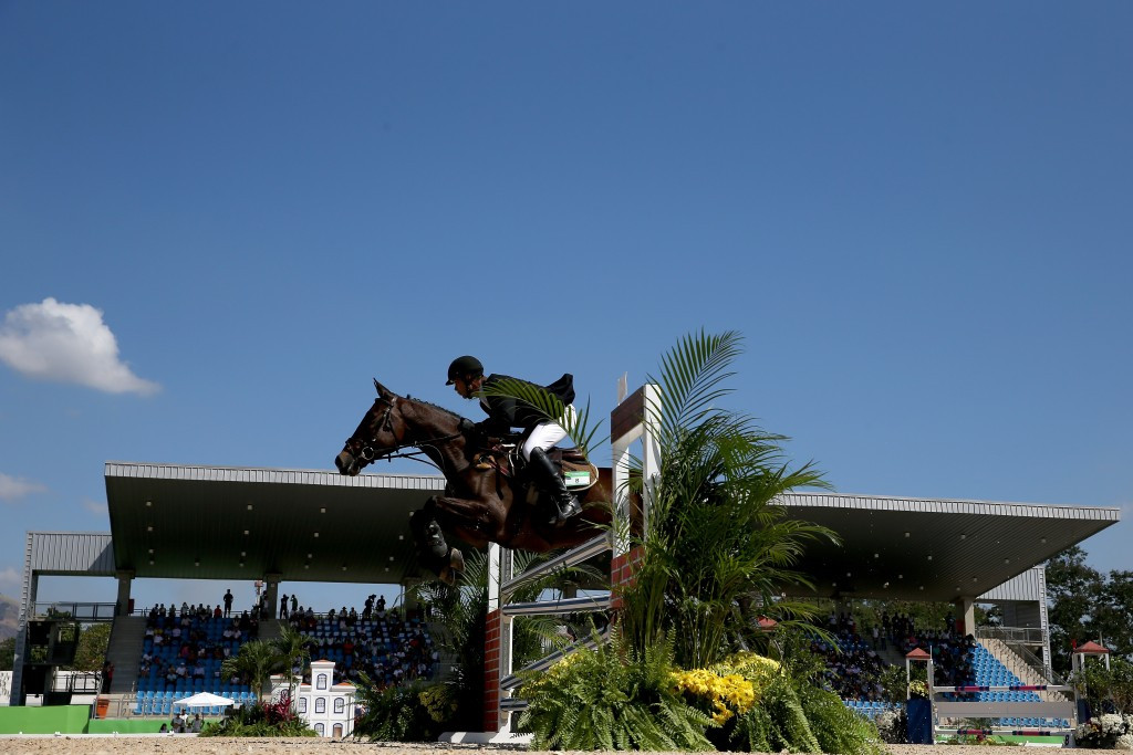 Showjumpers competed today in perfect conditions as the test event concluded ©Getty Images