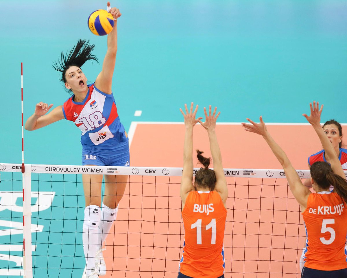 Serbia crowned Women's European Volleyball Championships winners by beating The Netherlands