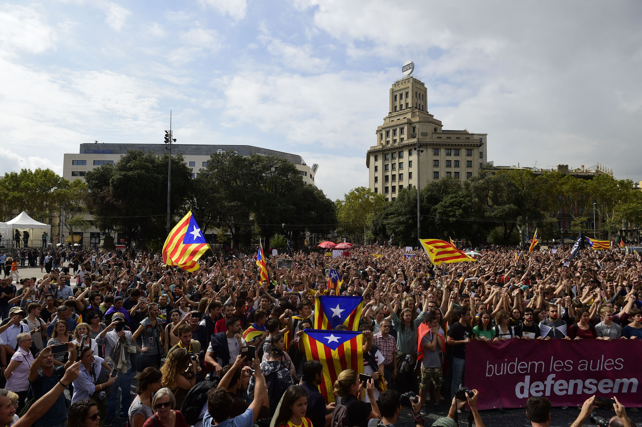 It has been claimed that 90 per cent of voters want Catalonia to be independent from Spain ©Getty Images
