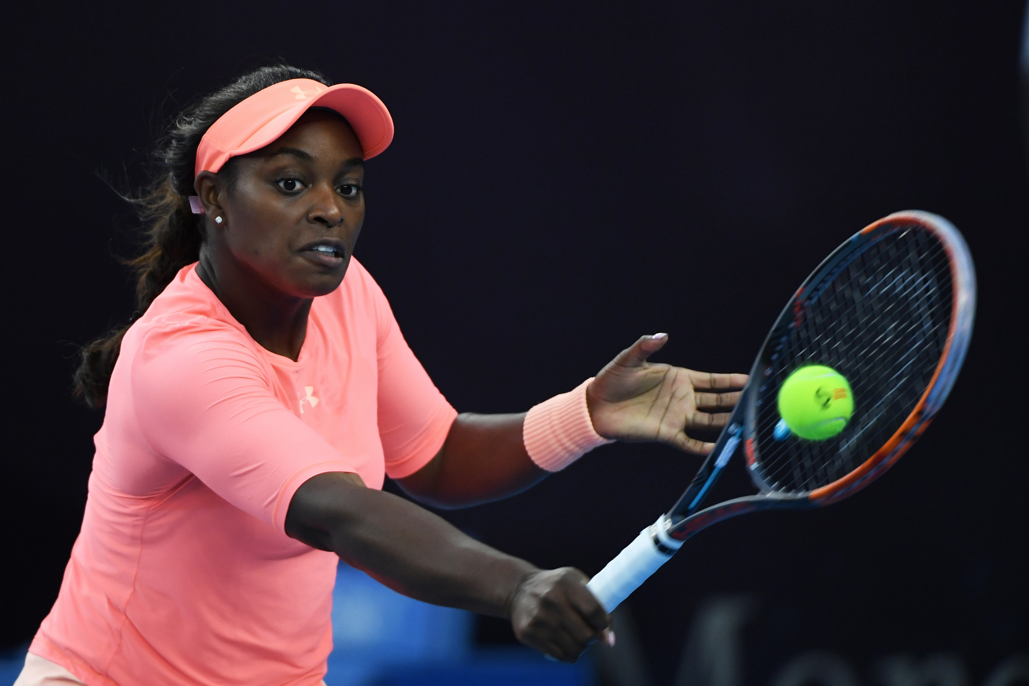 US Open winner Sloane Stephens also lost at the first round stage ©Getty Images