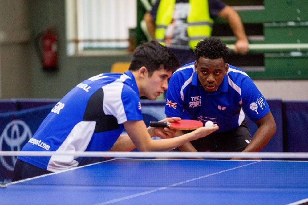 Britain's Kim Daybell and Ashley Facey Thompson are assured of at least a bronze medal ©GB Para Table Tennis / Twitter