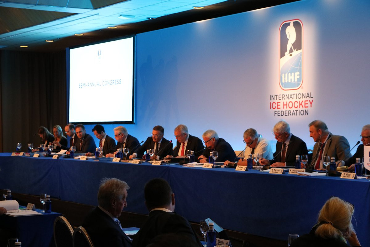 The proposal was introduced on the final day of the IIHF Semi-Annual Congress in Marbella ©IIHF