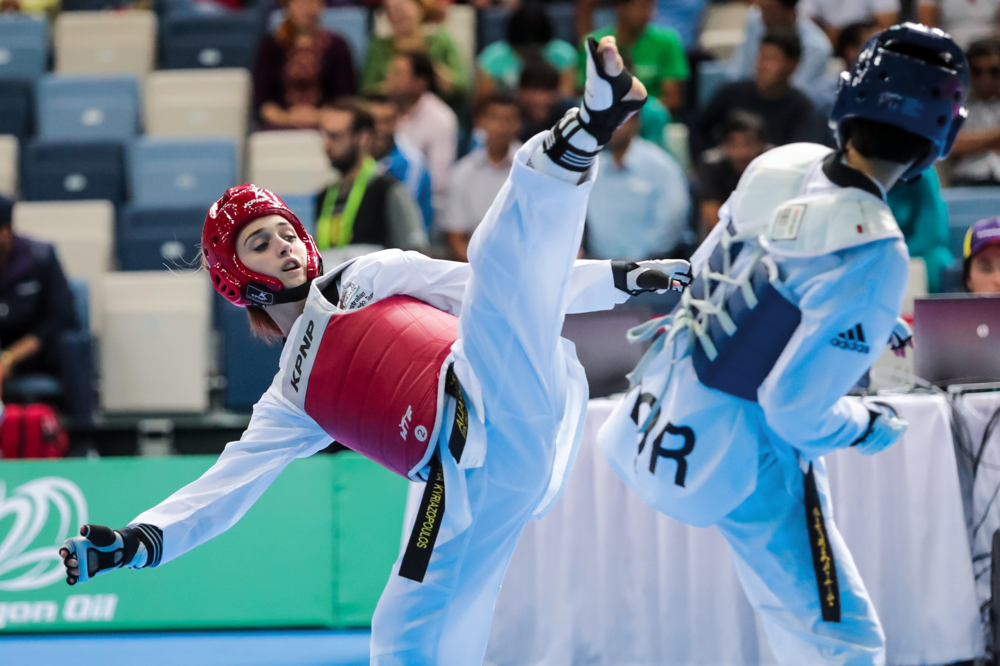 Deanna Kyriazopoulos was one of six taekwondo players to represnet Australia at the Asian Indoor and Martial Arts Games in Ashgabat last month ©Ashgabat 2017