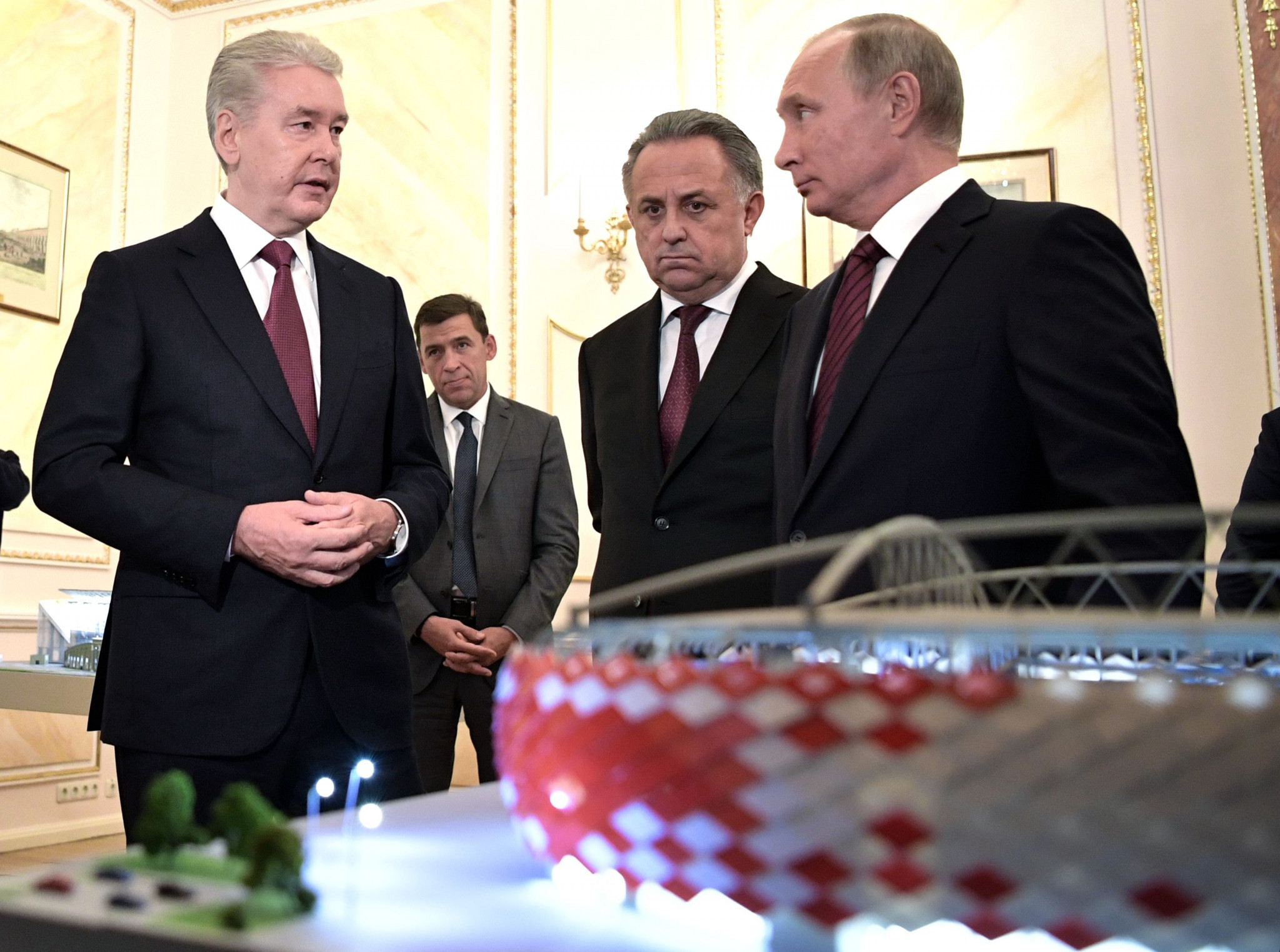 Russian President Vladimir Putin has said that some construction work on the venues for the 2018 FIFA World Cup in the country remains behind schedule ©Getty Images