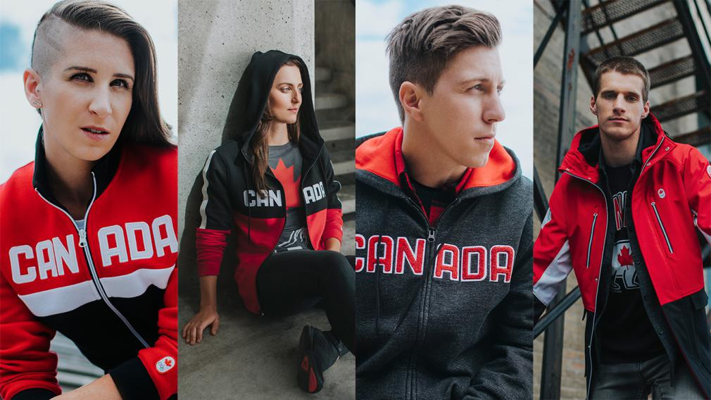 Hudson's Bay has provided each team member with a full uniform kit ©Canadian Olympic Committee