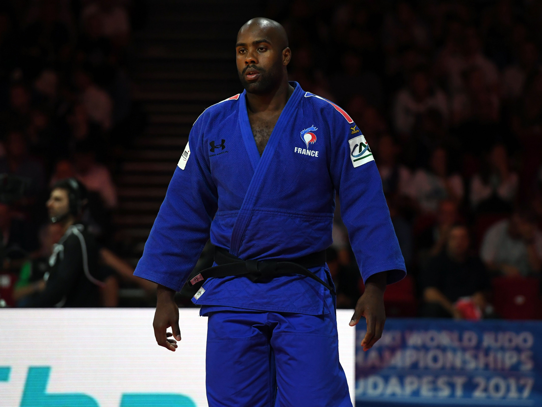 Double Olympic champion Teddy Riner, who recently secured his ninth world title and has won his last 138 matches in a row, will help re-open the judo section of the famous French club ©Getty Images