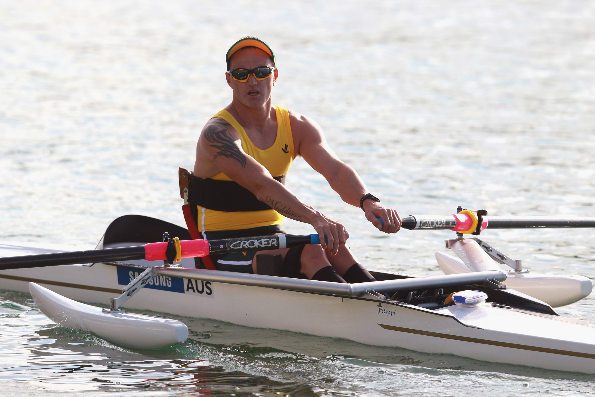 Australian rower Erik Horrie is one of five nominees for the IPC's Allianz Athlete of the Month prize for September ©Getty Images