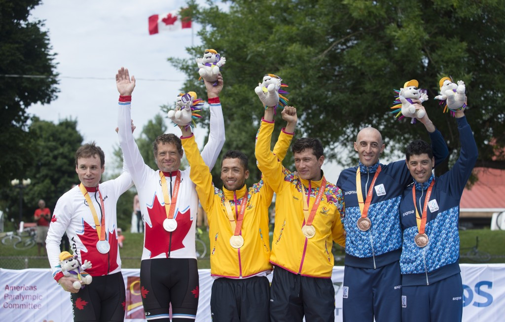 Colombia earned two golds in the cycling road races
